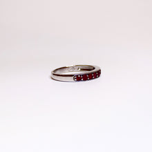 Sterling Silver Ruby Band