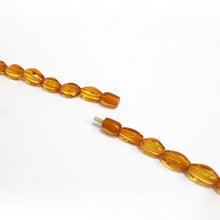 Vintage Hand Cut Graduated Amber Baltic Beaded Necklace