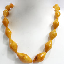 Vintage Carved Butterscotch Amber Necklace