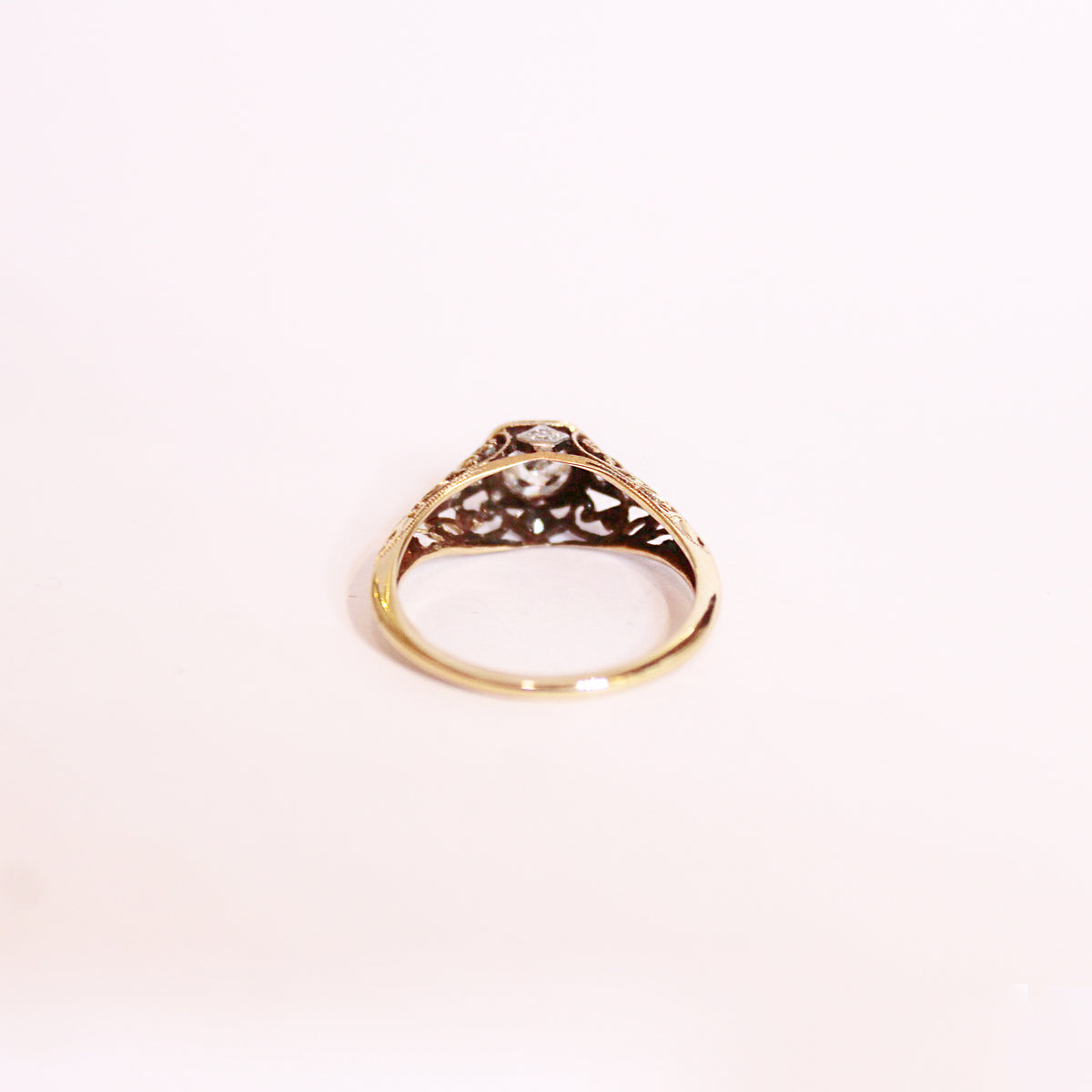 Antique Old Cut Diamond Engagement Ring