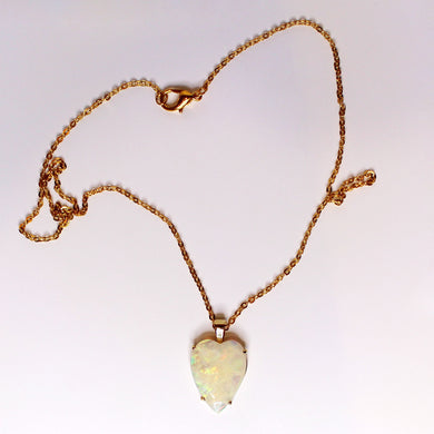 Australian Andamooka Opal Pendant and Chain