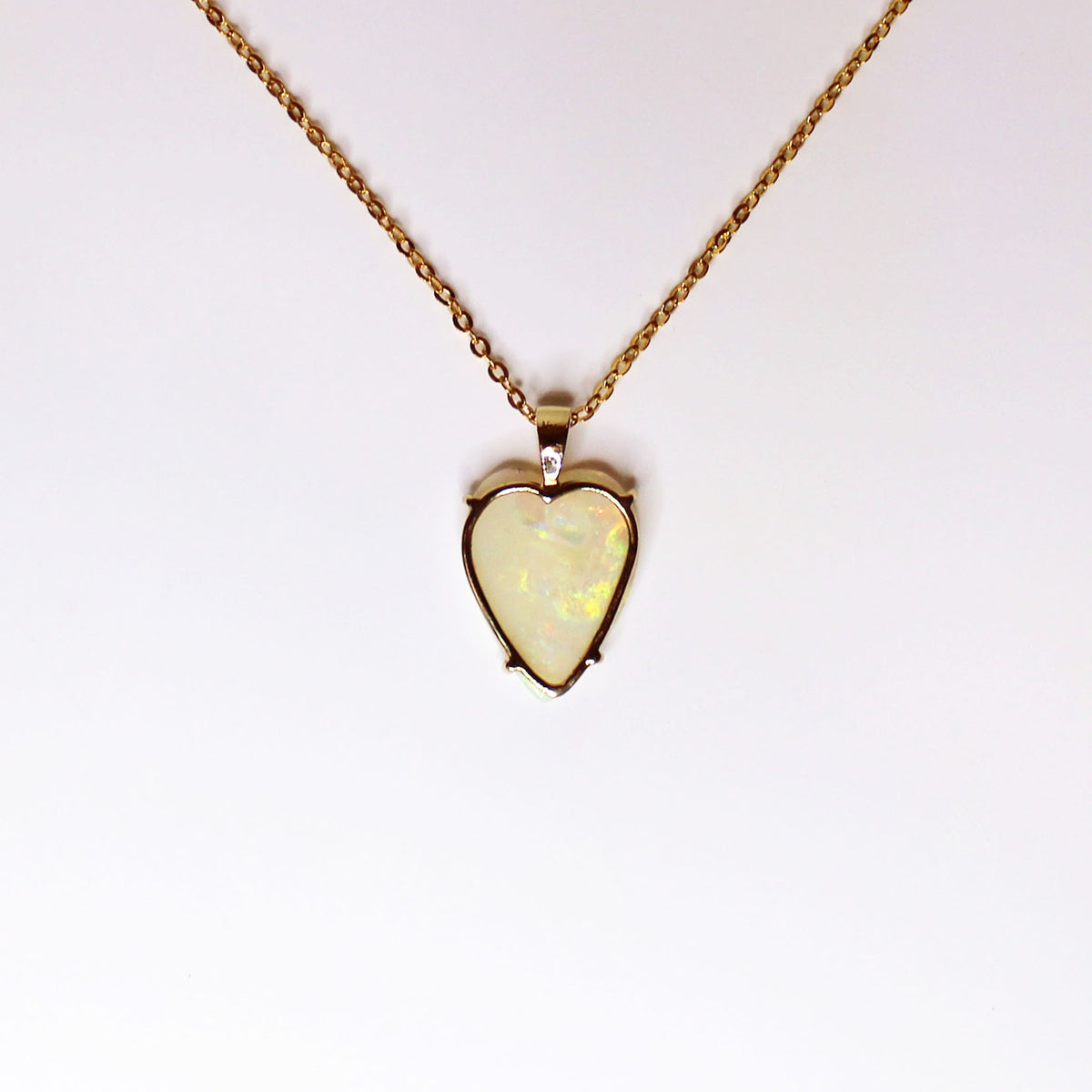 Australian Andamooka Opal Pendant and Chain