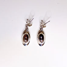 Sterling Silver Australian Andamooka Opal Marquee Earrings
