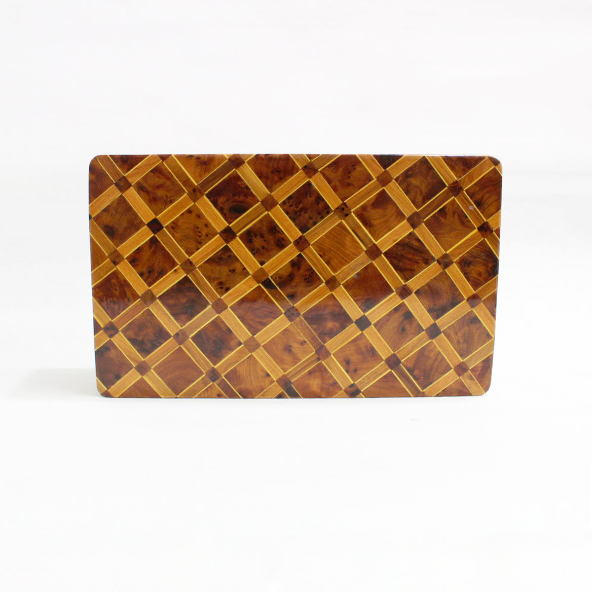 Parquet Rectangular Cedar Jewellery Box