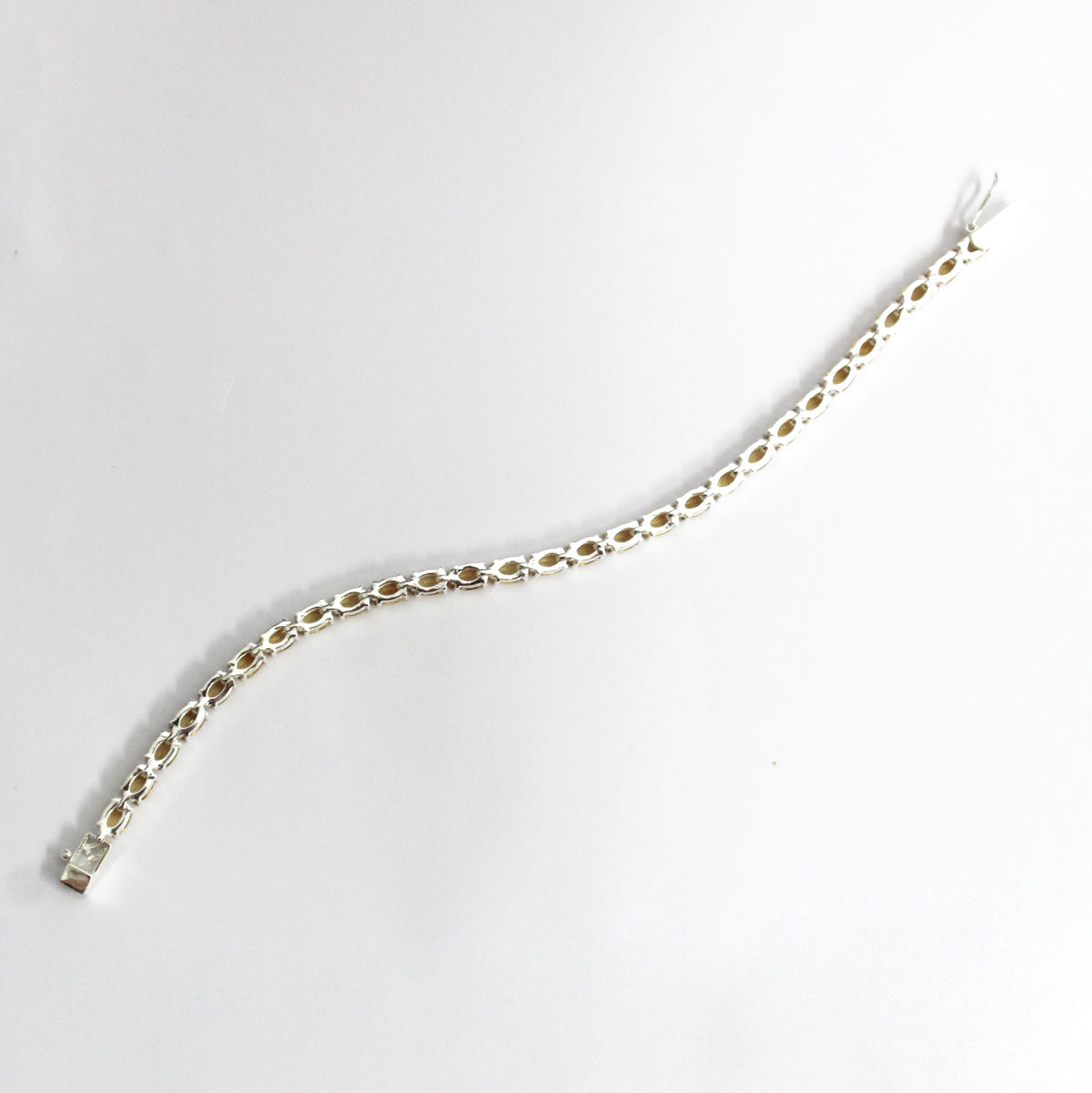 Sterling Silver 26.67ct Citrine Bracelet