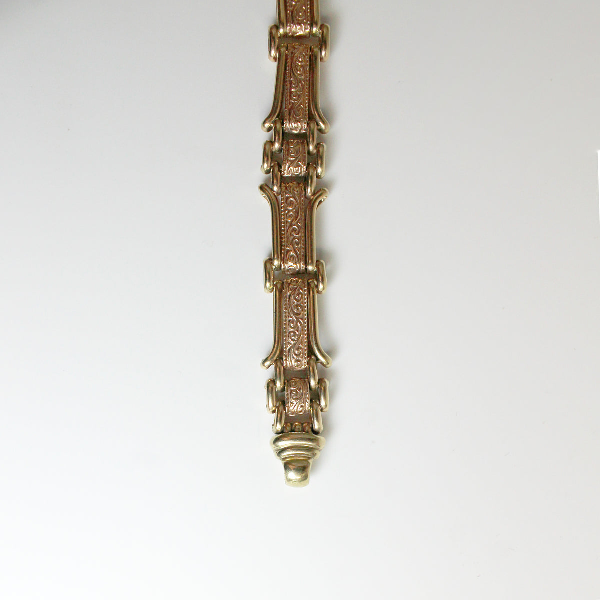 Vintage 14ct Rose and Yellow Gold Filigree Bracelet