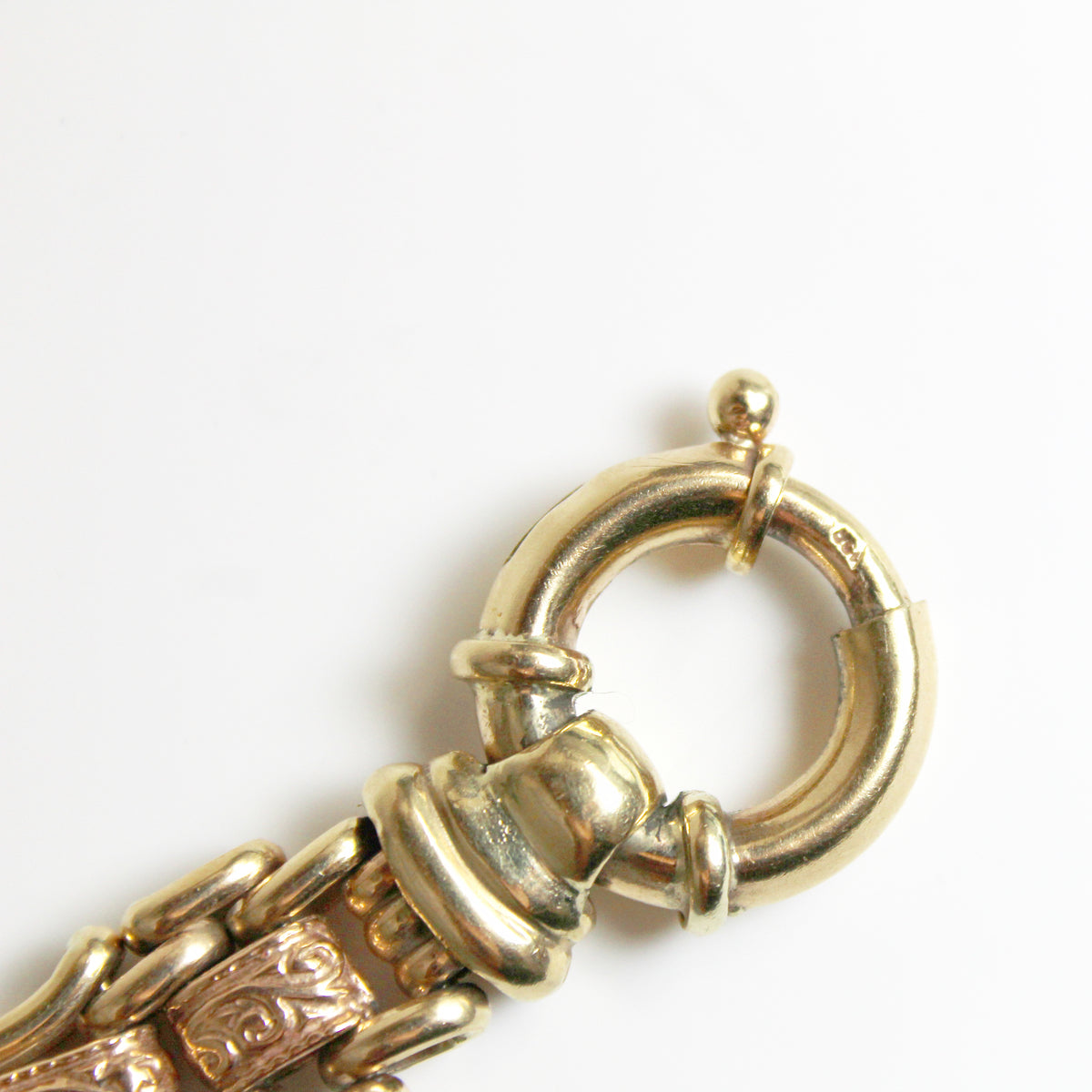 Vintage 14ct Rose and Yellow Gold Filigree Bracelet