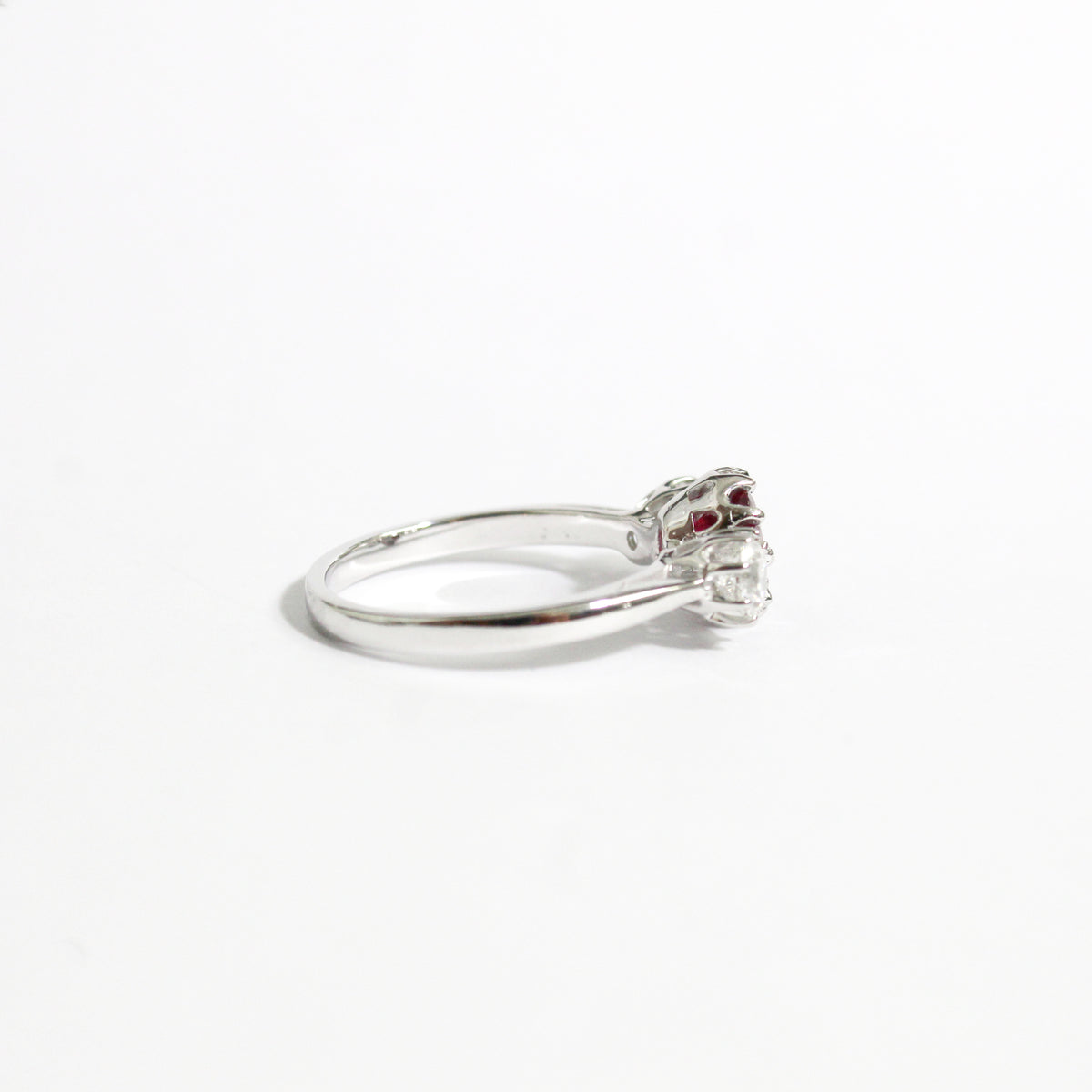 Ruby and Diamond Dress Trilogy Ring