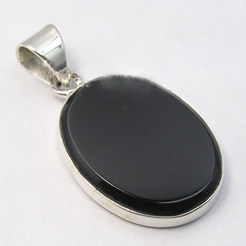 Sterling Silver Black Onyx Pendant