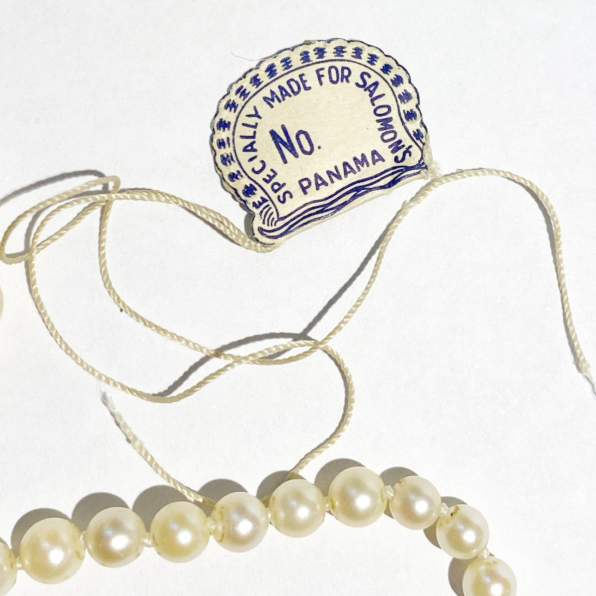 Vintage Sterling Silver Graduated Akoya Pearl Necklace