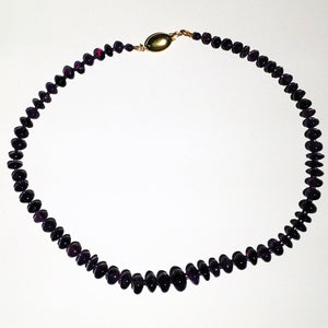 Natural Amethyst Graduated Necklace