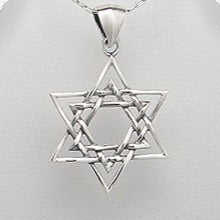 Sterling Silver Star of David Pendant