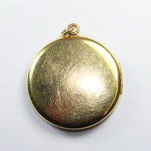 Antique 18ct Yellow Gold Floral Engraved Locket