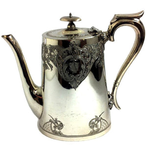 Tall Silver Teapot