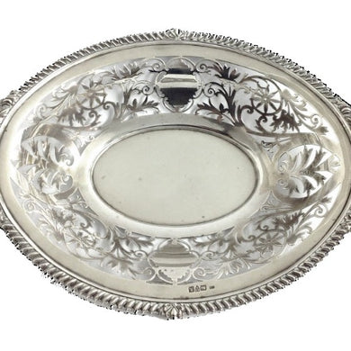 Sterling Silver Decorative Tray c.1901