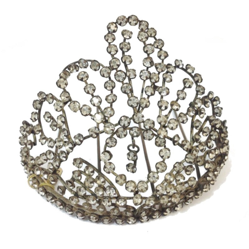 Tiara Foiled Back Crystal c.1890