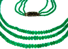 Multi-Strand Colombian Emerald Necklace