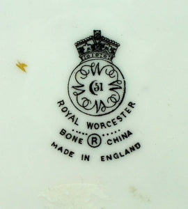 Royal Worcester England Decorative Wall Plate