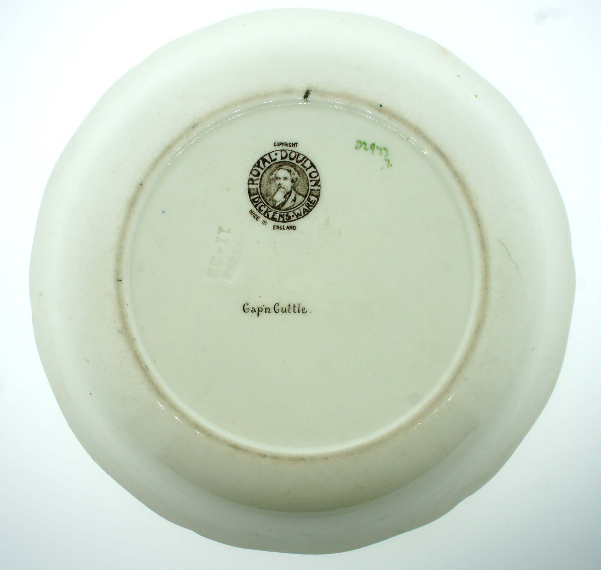 Royal Doulton England Decorative Wall Plate Cap'n Cuttle