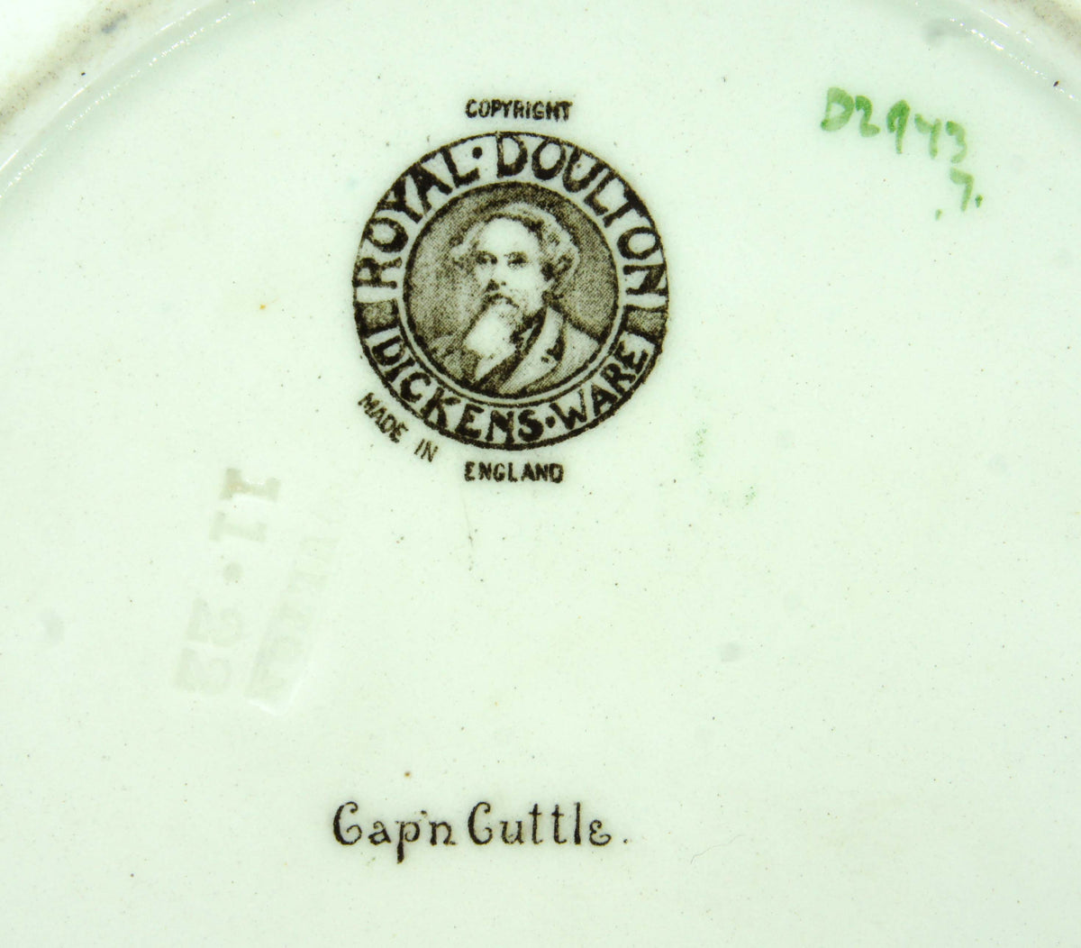 Royal Doulton England Decorative Wall Plate Cap'n Cuttle