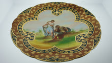 Western Germany Decorative Wall Plate Couple In Garden