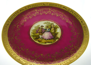 Limoges France Small Decorative Plate Signed Fragonard