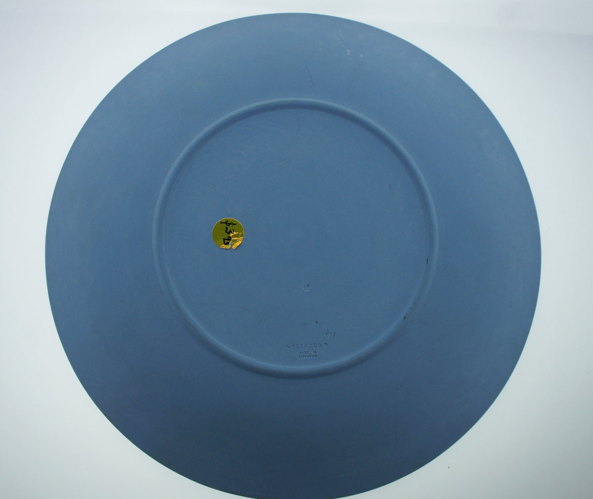 Wedgwood Blue White Decorative Wall Plate Cherubs