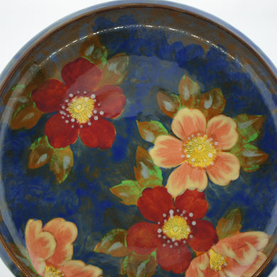 Royal Doulton Blue Floral Decorative Porcelain Plate
