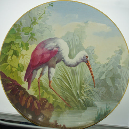 Decorative Wall Plate with Scene of Stalk by River