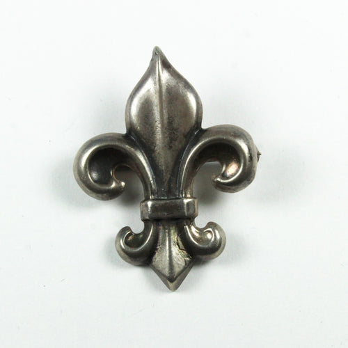 Sterling Silver Fleur De Lis Brooch