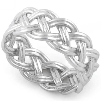Sterling Silver Celtic Woven Band