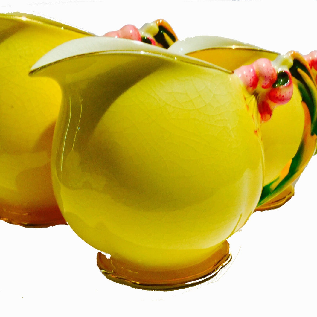 royal winton tiger lily Yellow Royal Winton Tigerlily Set – Tresors Sydney