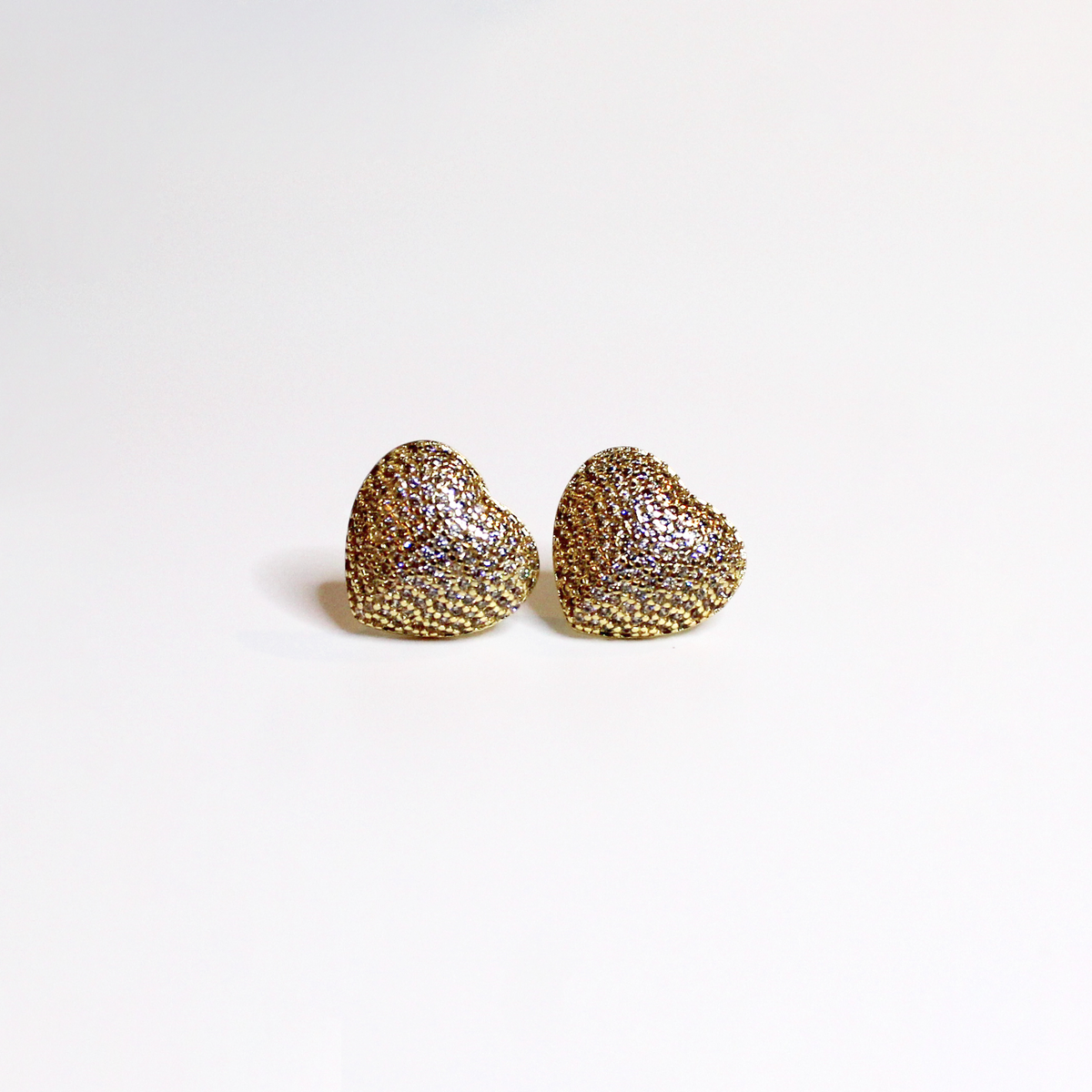 Microset Love Heart Earrings