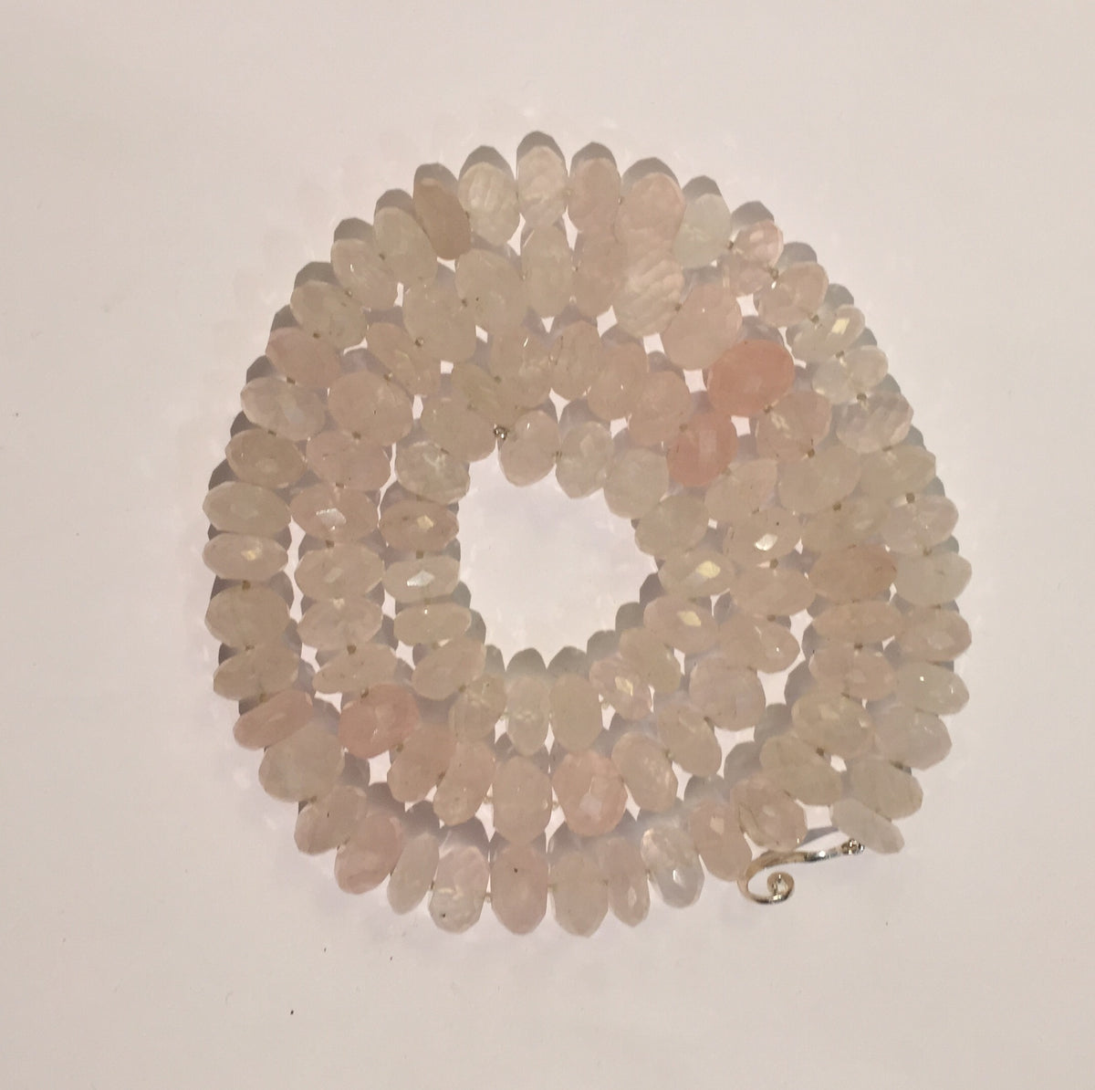 Faceted Rose Quartz Necklace