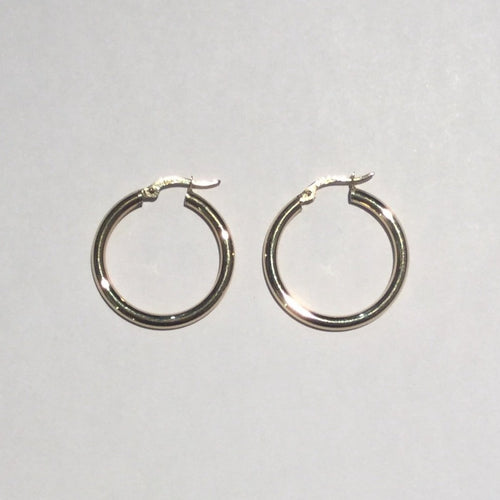 9ct Yellow Gold Hoop Earrings