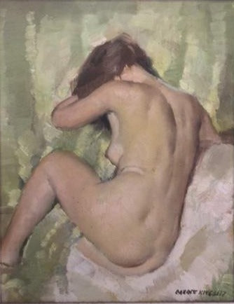 Original Oil Painting 'Model Resting' by Garrett Kingsley