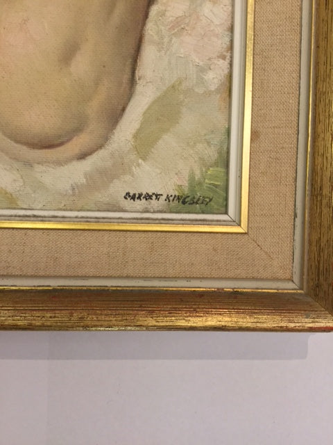 Original Oil Painting 'Model Resting' by Garrett Kingsley