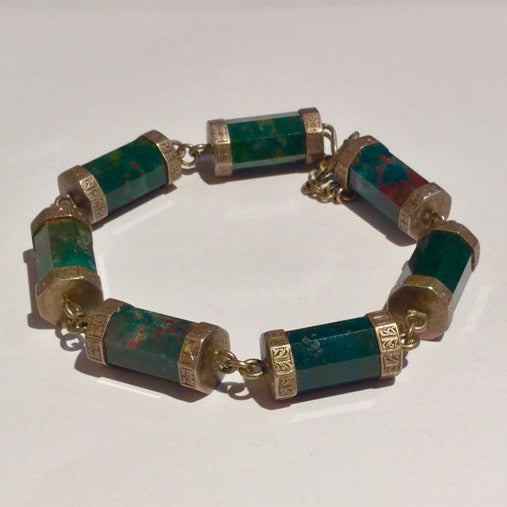 Bloodstone and Pyrite Wrap Bracelet – Designs by Nature Gems