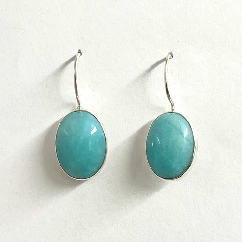 Sterling Silver Turquoise Drop Earrings