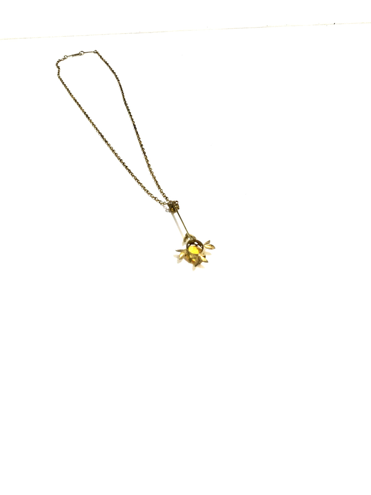 9ct Gold Citrine Necklace