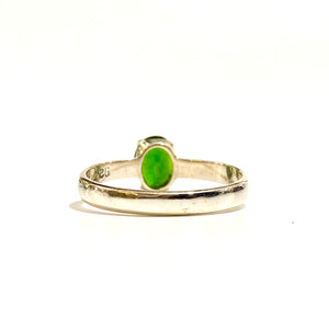 Sterling Silver Chrome Diopside Ring