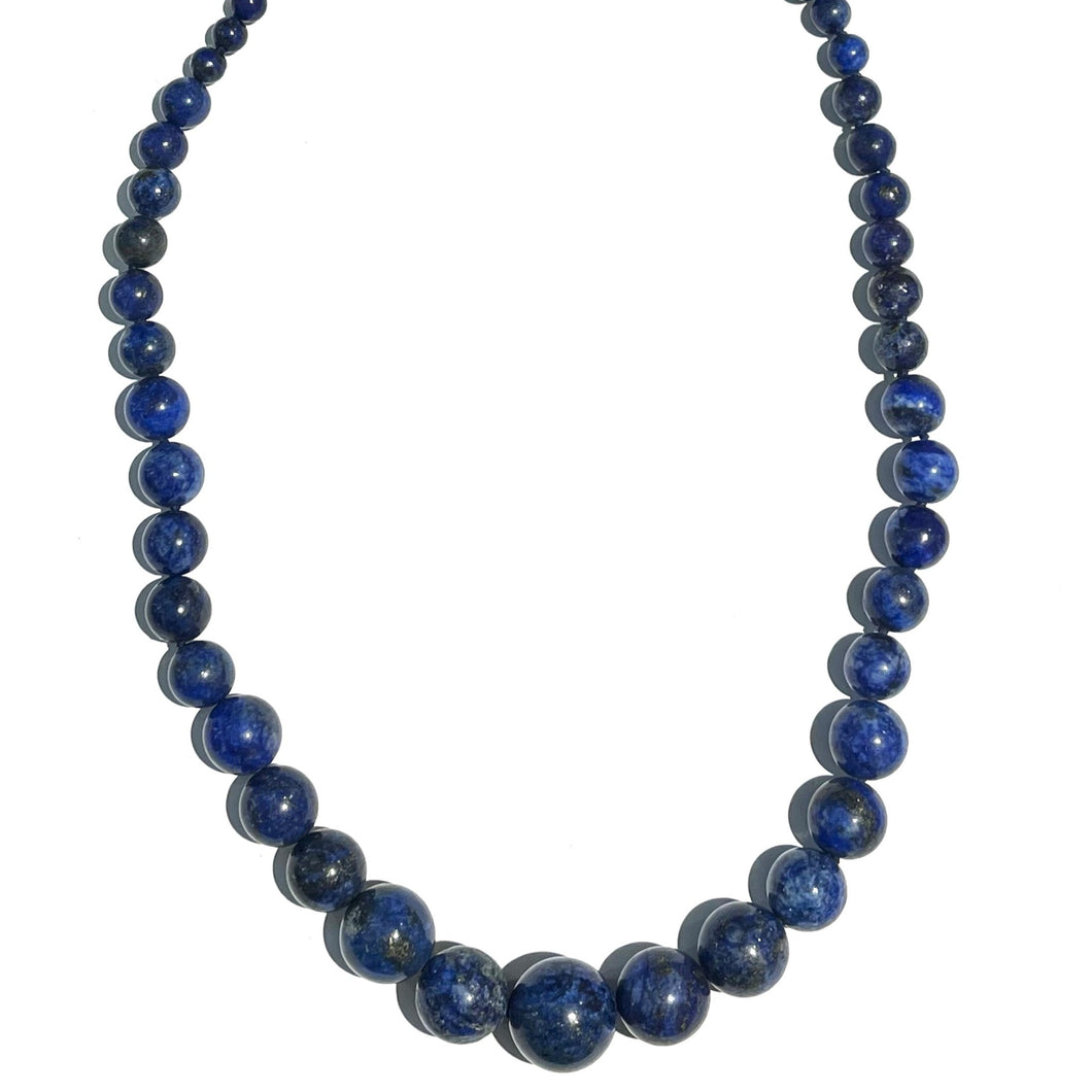 Graduated Lapis Lazuli Necklace