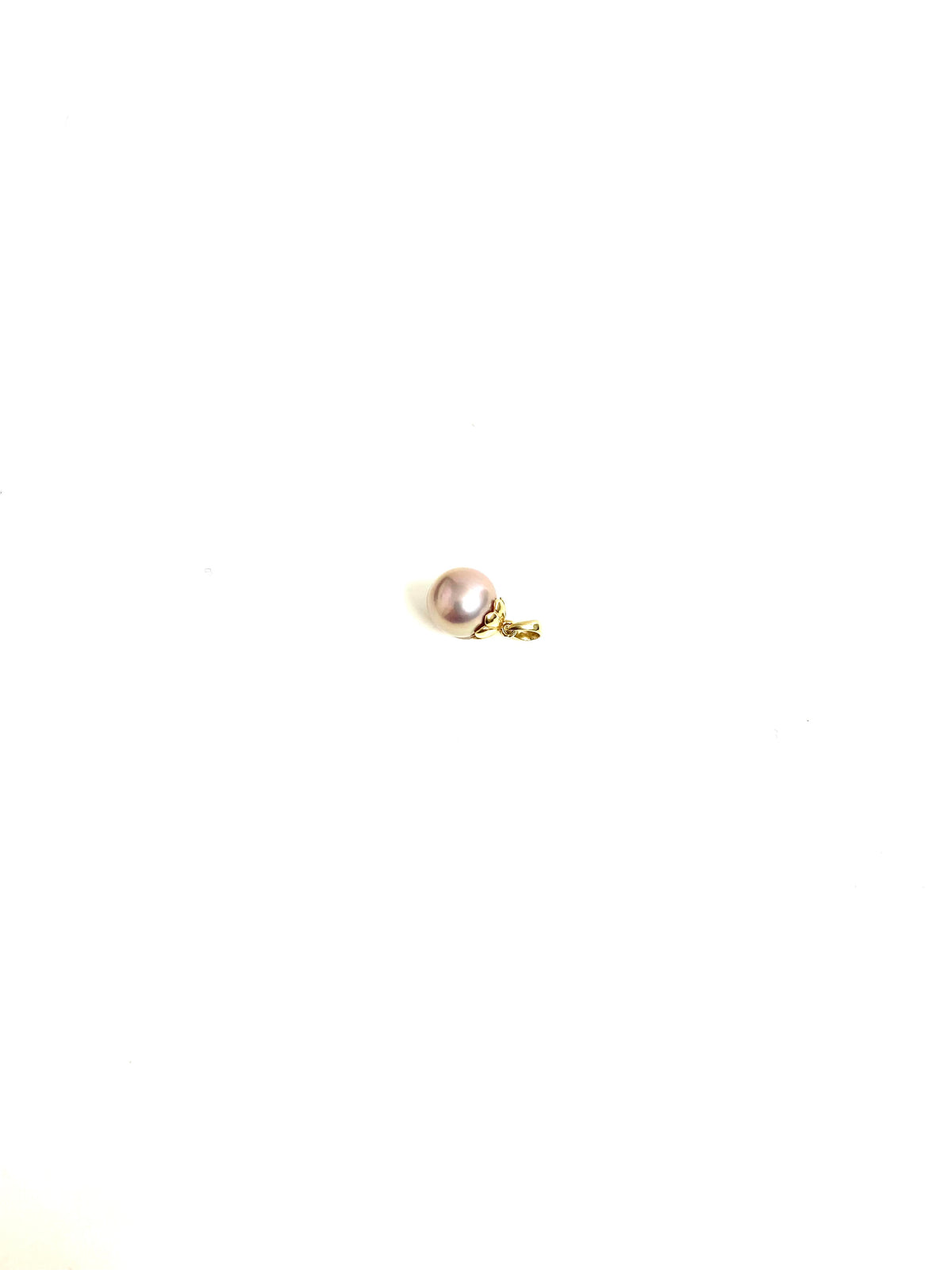 9ct Gold Japanese Kasumi Pearl Pendant