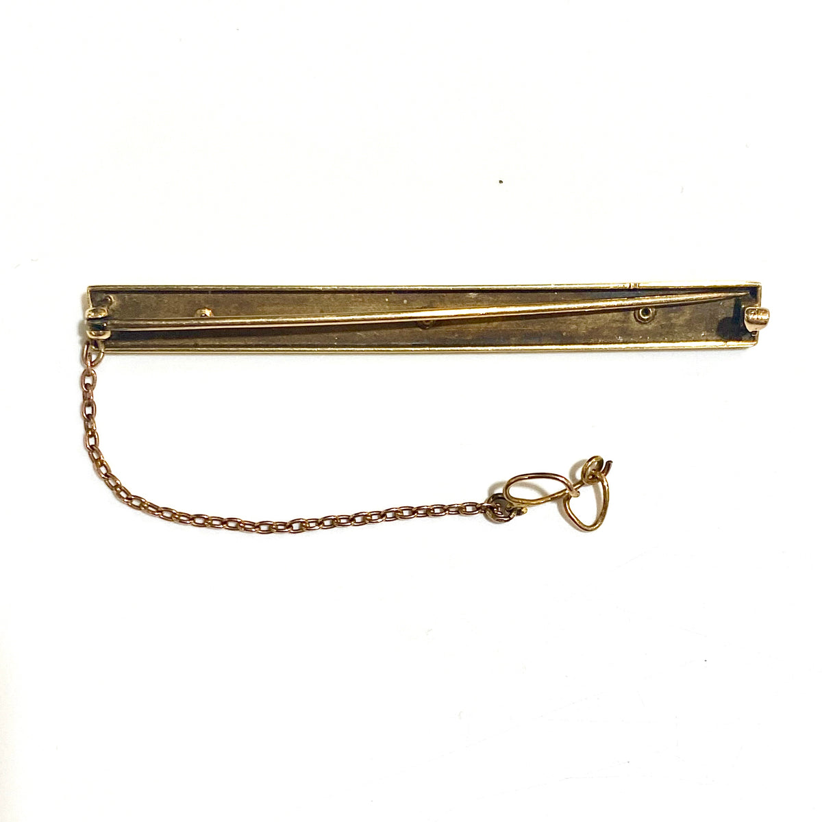 Antique 9ct Yellow Gold Seed Pearl Brooch