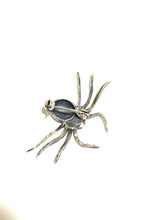 Sterling Silver Marcasite Spider Brooch