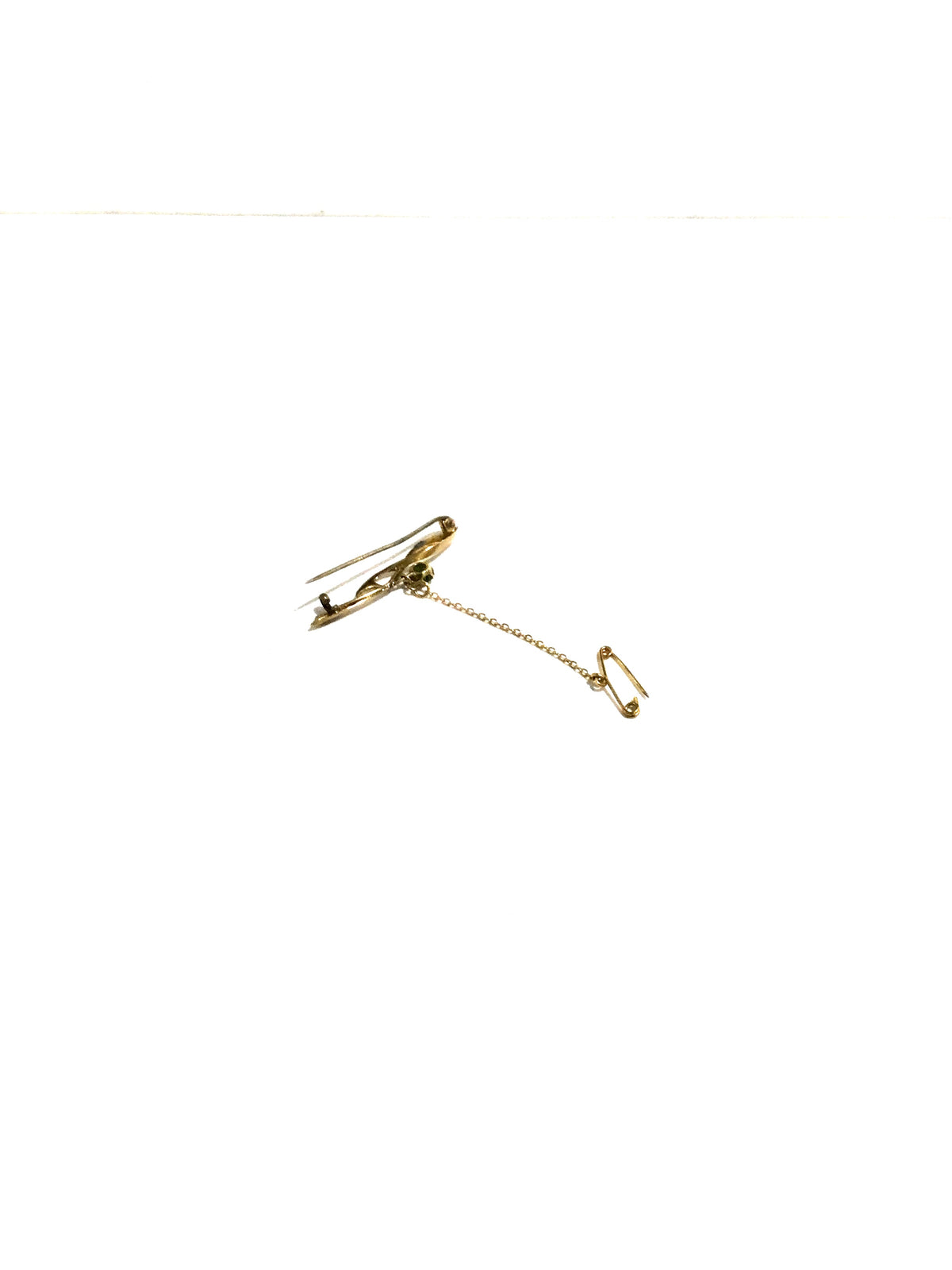 9ct Gold and Peridot Brooch