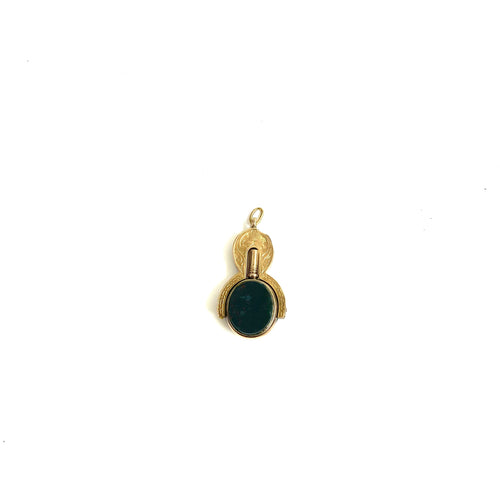 9ct Gold Bloodstone Pendant