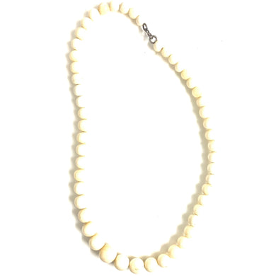 White Coral Beaded Necklace