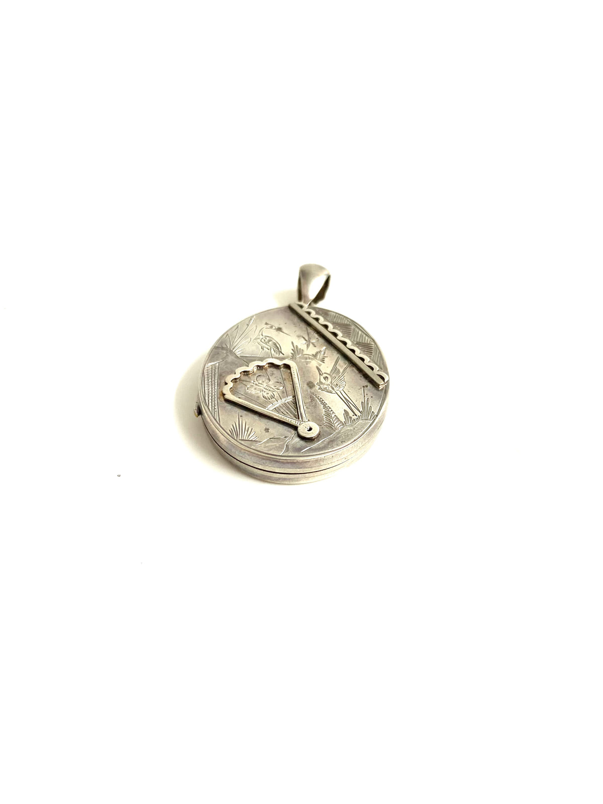 Sterling Silver Engraved Locket