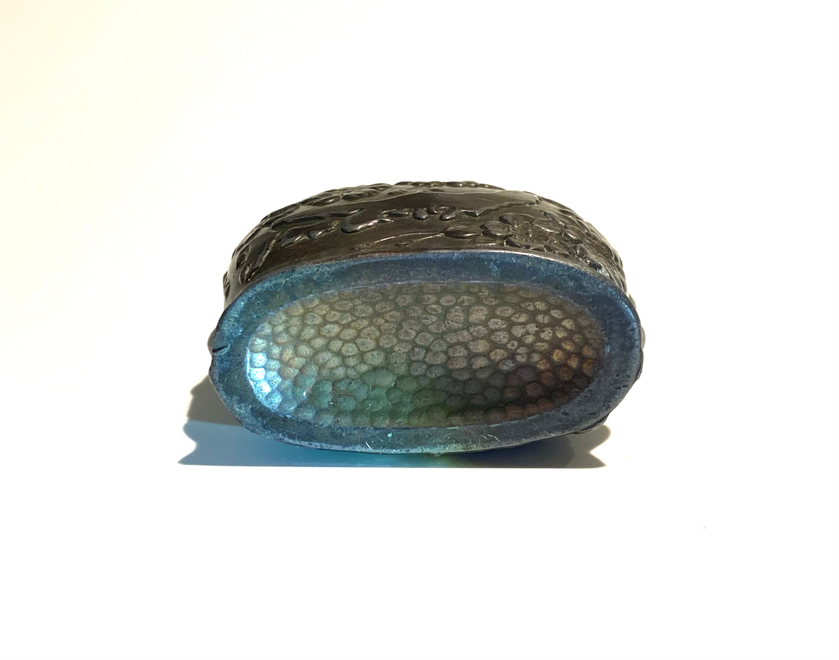 Bronze Japanese 1940s Vase Monkey Motif
